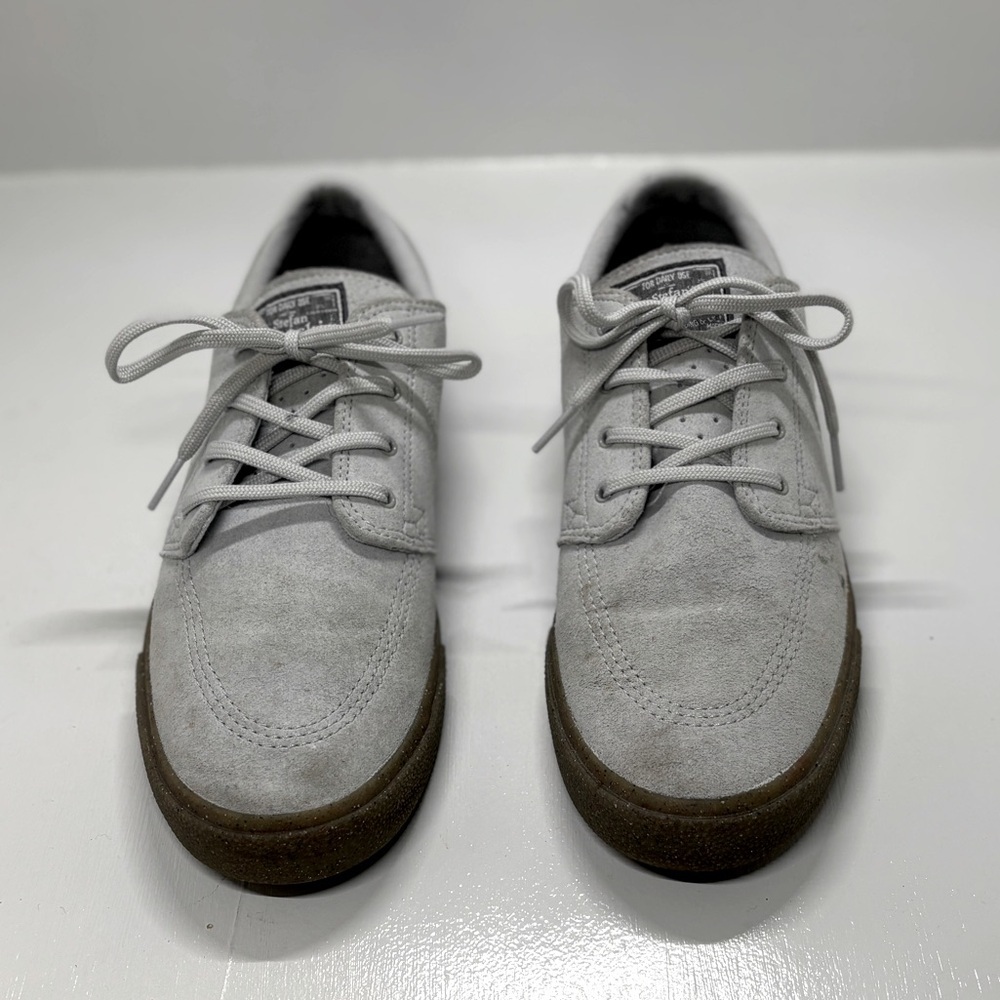 Nike SB Stefan Janoski Gray Suede Skate Shoes Mens 8.5 EU 42 Gum Sole Classic - Picture 4 of 11